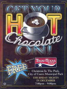 Hot Chocolate Nights flyer