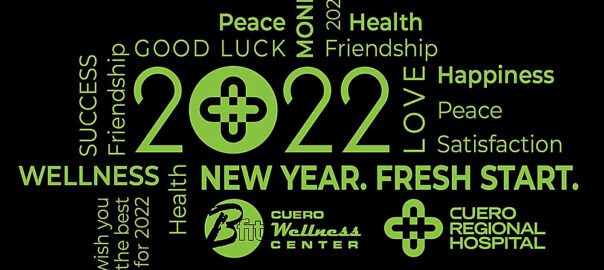 Graphic for Cuero Wellness Center’s 3rd Annual “New Year. Fresh Start! Community Walk” Through Cuero’s Christmas in the Park